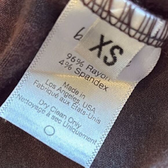 Planet Blue Multicolor Brown Ombre Tie-Dye Long Sleeve Mini Dress w Side Cutouts - Picture 7 of 8